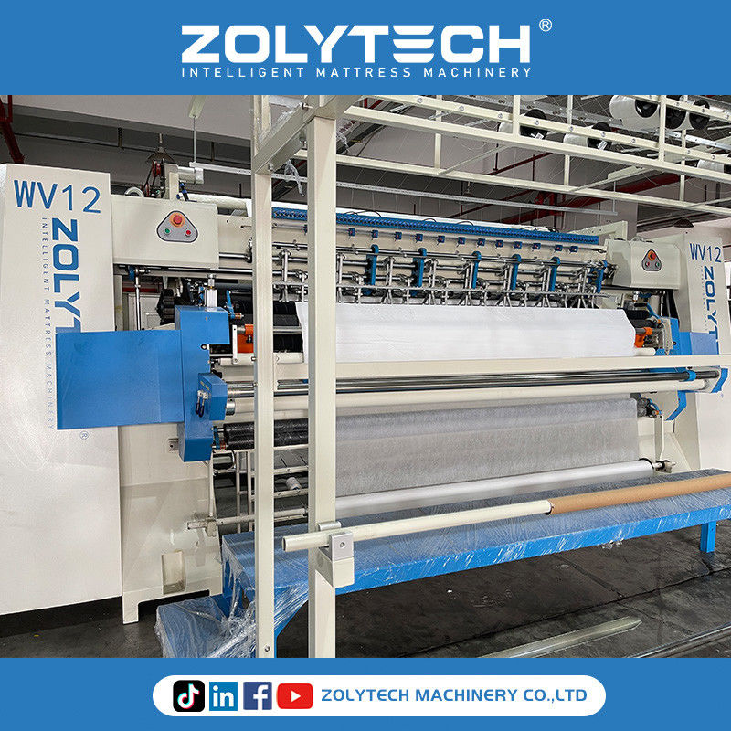 Computerized Quilting System Continuous Quilting For Mattress Production Line