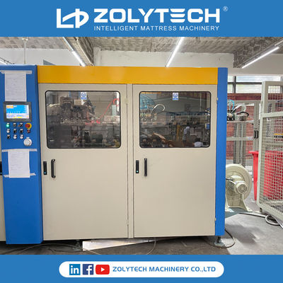 خط إنتاج زنبرك الجيب 380V / 220V آلة لف زنبرك الجيب ارتفاع زنبرك الجيب 100-250mm
