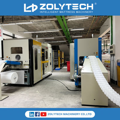 خط إنتاج زنبرك الجيب المحوسب آلة لف زنبرك الجيب 380V 220V ZLT-PSD180 180 قطعة / دقيقة