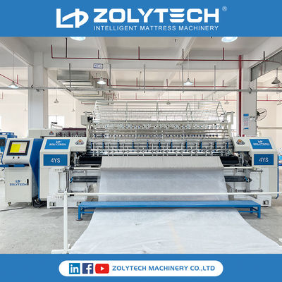 ماكينة خياطة اللحف بإبرة متعددة من ZOLYTECH بقفل محوسبة لللحاف