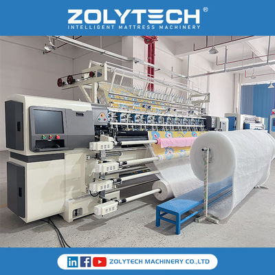 ZOLYTECH آلة غطاء المراتب متعددة الإبرة آلة غطاء المكوك للطوابق