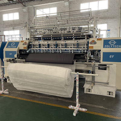 آلة خياطة اللحف الأوتوماتيكية نظام تحويل 60-130m / H 4.5KW X - حركة المحور 304.8mm