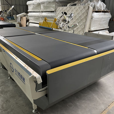 التقليب التلقائي 3.37KW المحوسبة التلقائي آلة حافة الشريط فراش 50-500mm الخياطة سمك