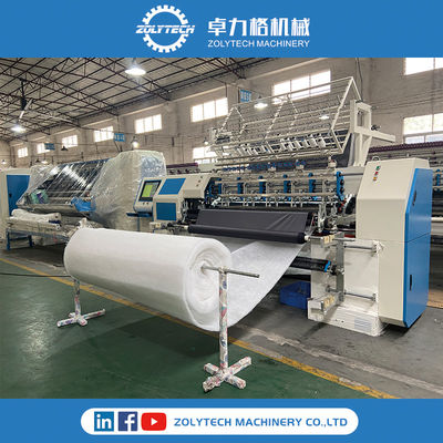 ماكينة صنع المراتب ZOLYTECH ماكينة خياطة اللحف متعددة الإبر للفرشات والبطانيات ZLT-YS-64